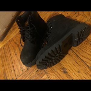 Toddler Black Timerbland Boots